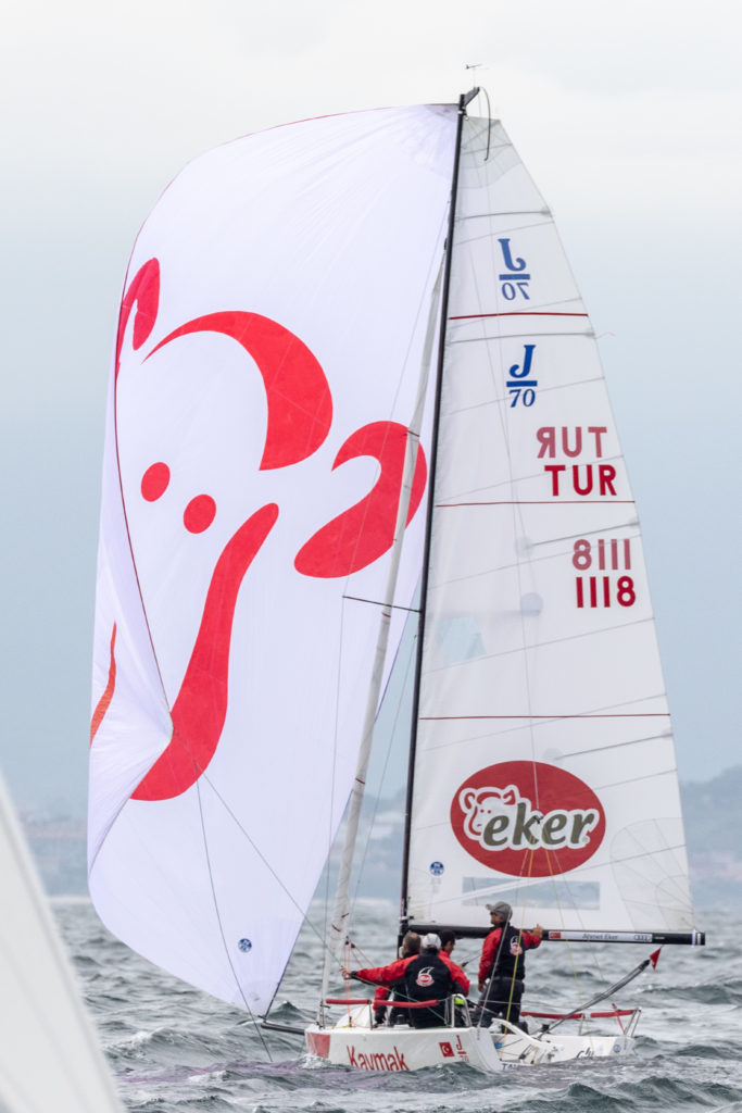 Eker Sailing TeamJ/70 European ChampionshipVigo (ESP), 12-16 June 2018© Eker/Zerogradinord#j70 #zerogradinord #vigo #j70europeans #eker #j70turkey