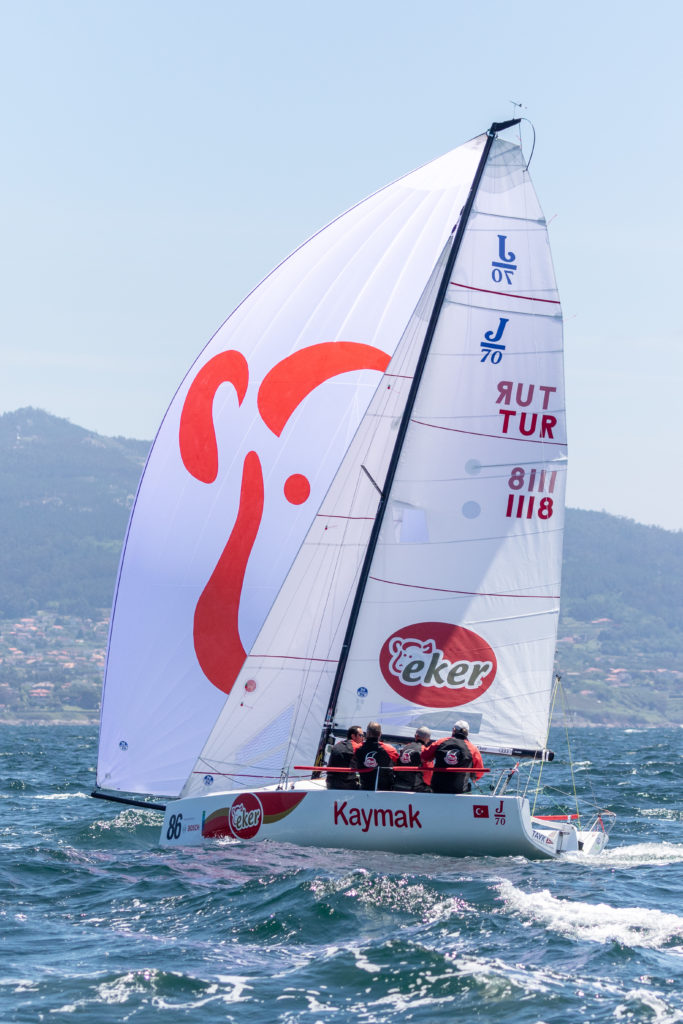 Eker Sailing TeamJ/70 European ChampionshipVigo (ESP), 12-16 June 2018© Eker/Zerogradinord#j70 #zerogradinord #vigo #j70europeans #eker #j70turkey